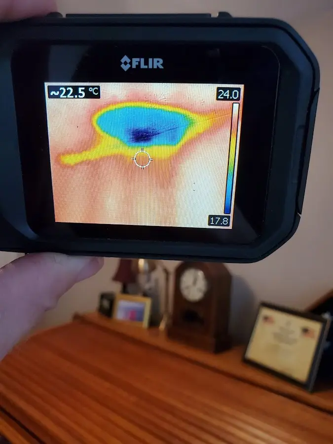 Thermal imaging inspection for water damage in Sugar Grove